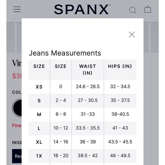 Spanx Vintage Distressed Ankle Skinny Jeans vintage black XS new - Picture 11 of 13